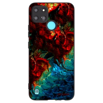 Picasee silikonový černý obal pro Realme C21Y - Universe