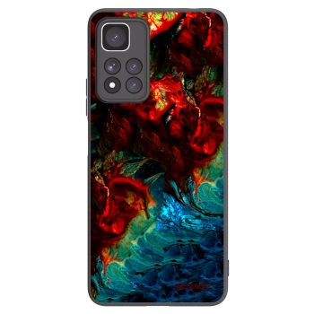 Picasee silikonový černý obal pro Xiaomi Redmi Note 11 Pro+ 5G - Universe