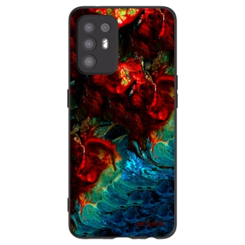 Picasee silikonový černý obal pro OPPO A94 5G - Universe