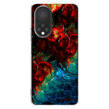 Picasee silikonový průhledný obal pro Honor X7 - Universe