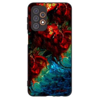 Picasee silikonový černý obal pro Samsung Galaxy A23 A236B 5G - Universe