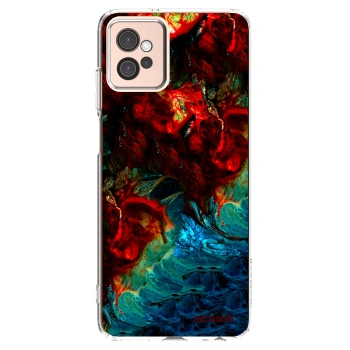 Picasee silikonový průhledný obal pro Motorola Moto G32 - Universe