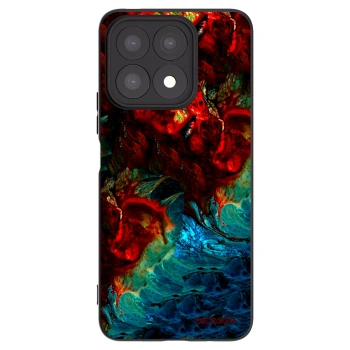 Picasee silikonový černý obal pro Honor X8a - Universe