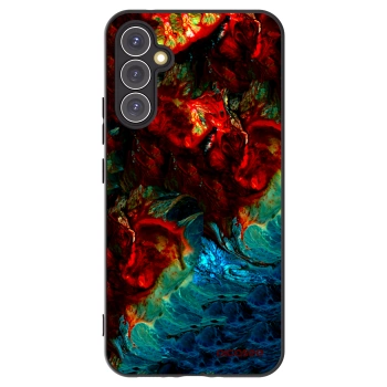 Picasee silikonový černý obal pro Samsung Galaxy A34 5G A346B - Universe