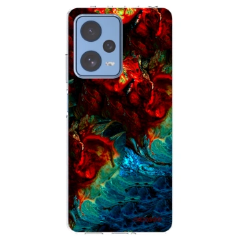 Picasee silikonový průhledný obal pro Xiaomi Redmi Note 12 Pro 5G - Universe