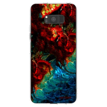 Picasee silikonový průhledný obal pro Samsung Galaxy S8 G950F - Universe