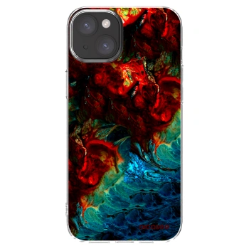 Picasee silikonový průhledný obal pro Apple iPhone 15 Plus - Universe
