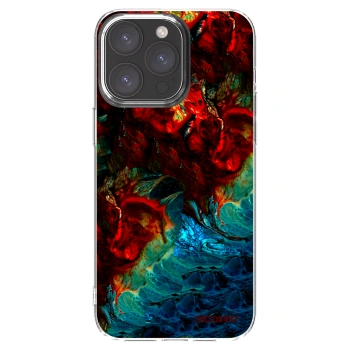 Picasee silikonový průhledný obal pro Apple iPhone 15 Pro Max - Universe
