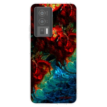 Picasee silikonový průhledný obal pro Xiaomi Poco F5 Pro 5G - Universe
