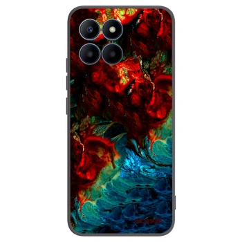 Picasee silikonový černý obal pro Honor 70 Lite - Universe