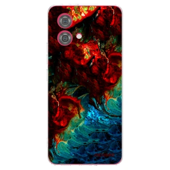 Picasee silikonový průhledný obal pro Motorola Moto G84 5G - Universe