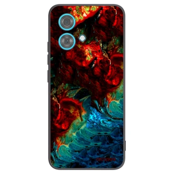 Picasee silikonový černý obal pro Motorola Edge 40 Neo - Universe