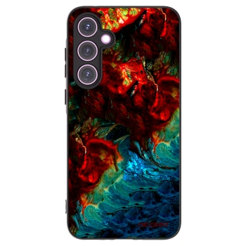 Picasee silikonový černý obal pro Samsung Galaxy A35 5G A356B - Universe