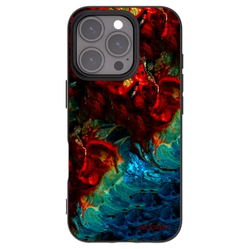 Picasee silikonový černý obal pro Apple iPhone 16 Pro - Universe