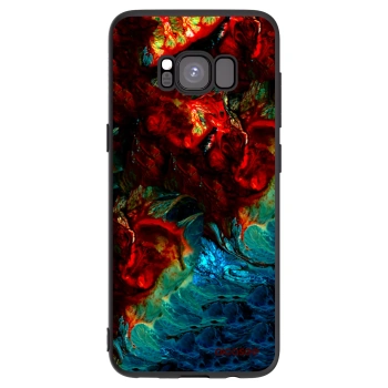 Picasee silikonový černý obal pro Samsung Galaxy S8 G950F - Universe