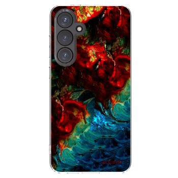 Picasee silikonový průhledný obal pro Samsung Galaxy S24 FE S721B - Universe