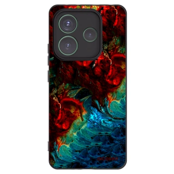 Picasee silikonový černý obal pro Xiaomi Redmi Note 14 5G - Universe