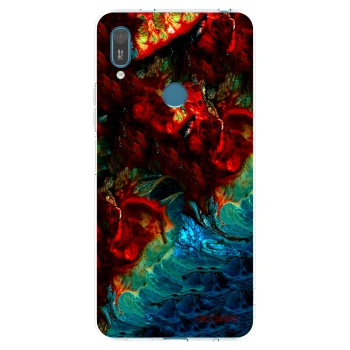 Picasee silikonový průhledný obal pro Huawei Y7 2019 - Universe