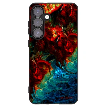 Picasee silikonový černý obal pro Samsung Galaxy S25+ 5G - Universe