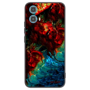 Picasee silikonový černý obal pro Motorola Moto G34 5G - Universe