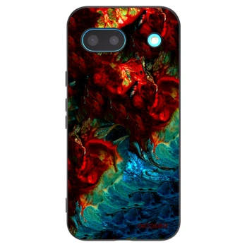 Picasee silikonový černý obal pro Google Pixel 8a - Universe