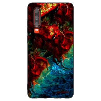 Picasee silikonový černý obal pro Huawei P30 - Universe