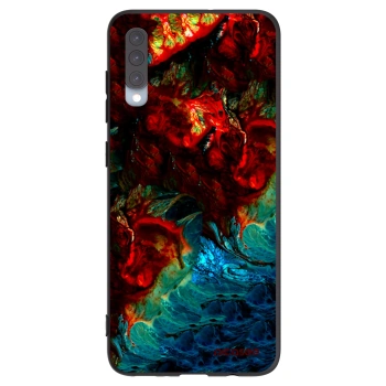 Picasee silikonový černý obal pro Samsung Galaxy A70 A705F - Universe