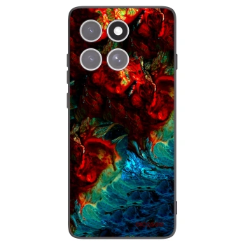 Picasee silikonový černý obal pro Motorola Edge 60 Fusion - Universe