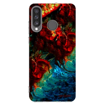 Picasee silikonový průhledný obal pro Huawei P30 Lite - Universe
