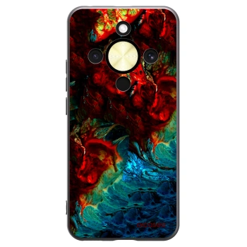 Picasee silikonový černý obal pro Honor Magic8 Lite 5G - Universe