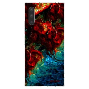 Picasee silikonový průhledný obal pro Samsung Galaxy Note 10 N970F - Universe