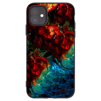 Picasee silikonový černý obal pro Apple iPhone 11 - Universe