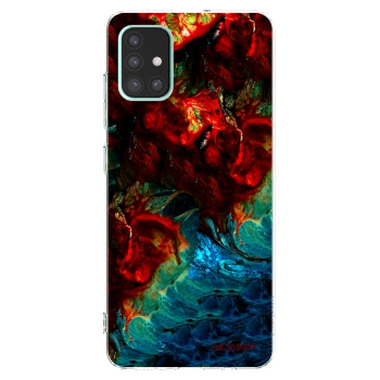 Picasee silikonový průhledný obal pro Samsung Galaxy A51 A515F - Universe