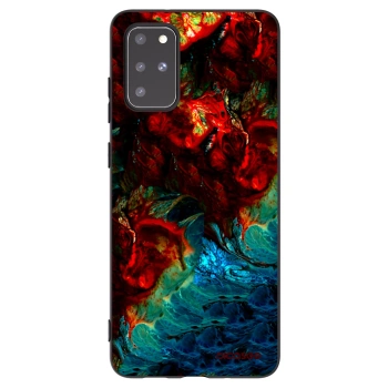 Picasee silikonový černý obal pro Samsung Galaxy S20+ G985F - Universe