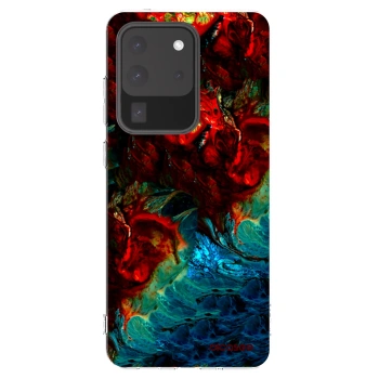 Picasee silikonový průhledný obal pro Samsung Galaxy S20 Ultra 5G G988F - Universe