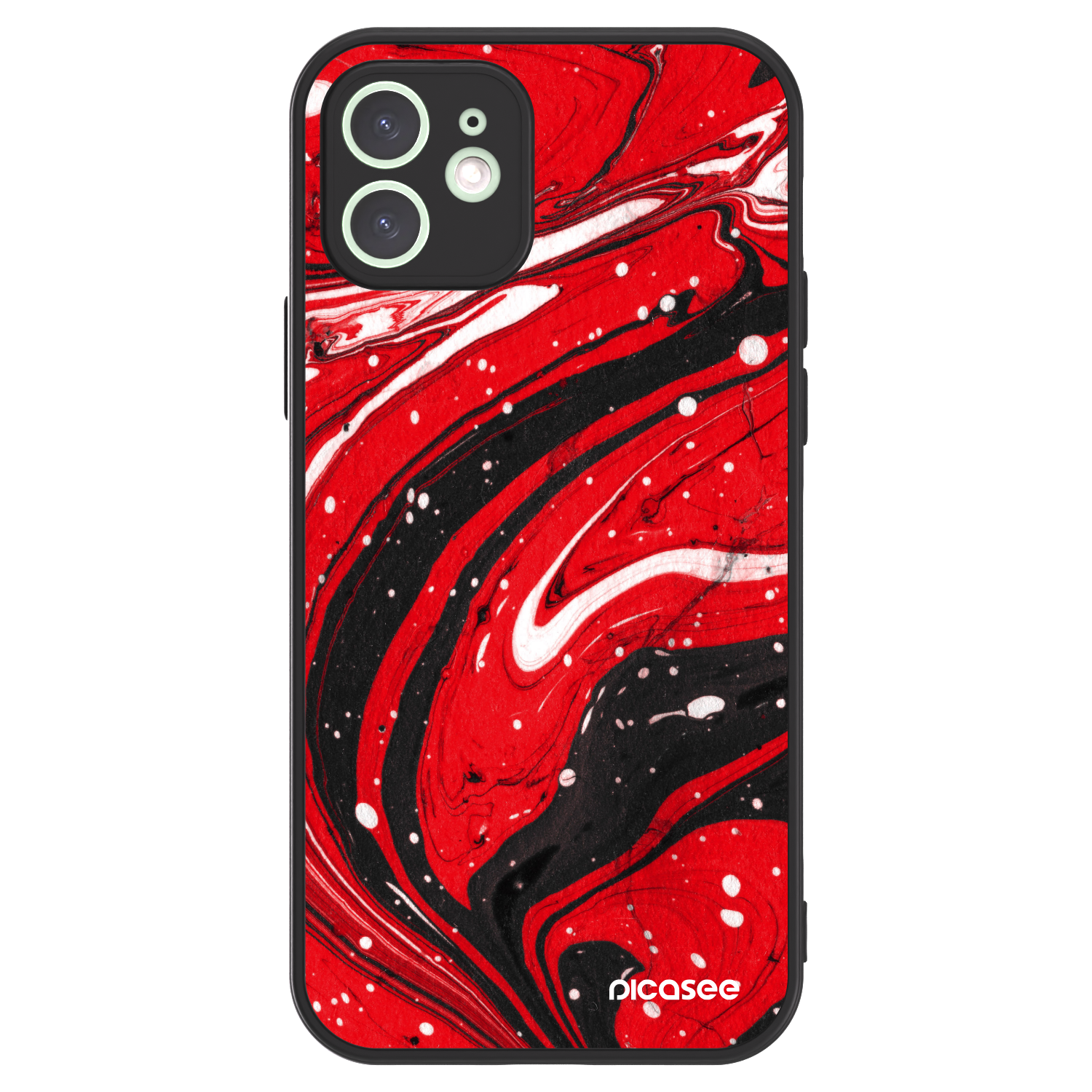 Picasee ULTIMATE CASE pro Apple iPhone 12 - Red black
