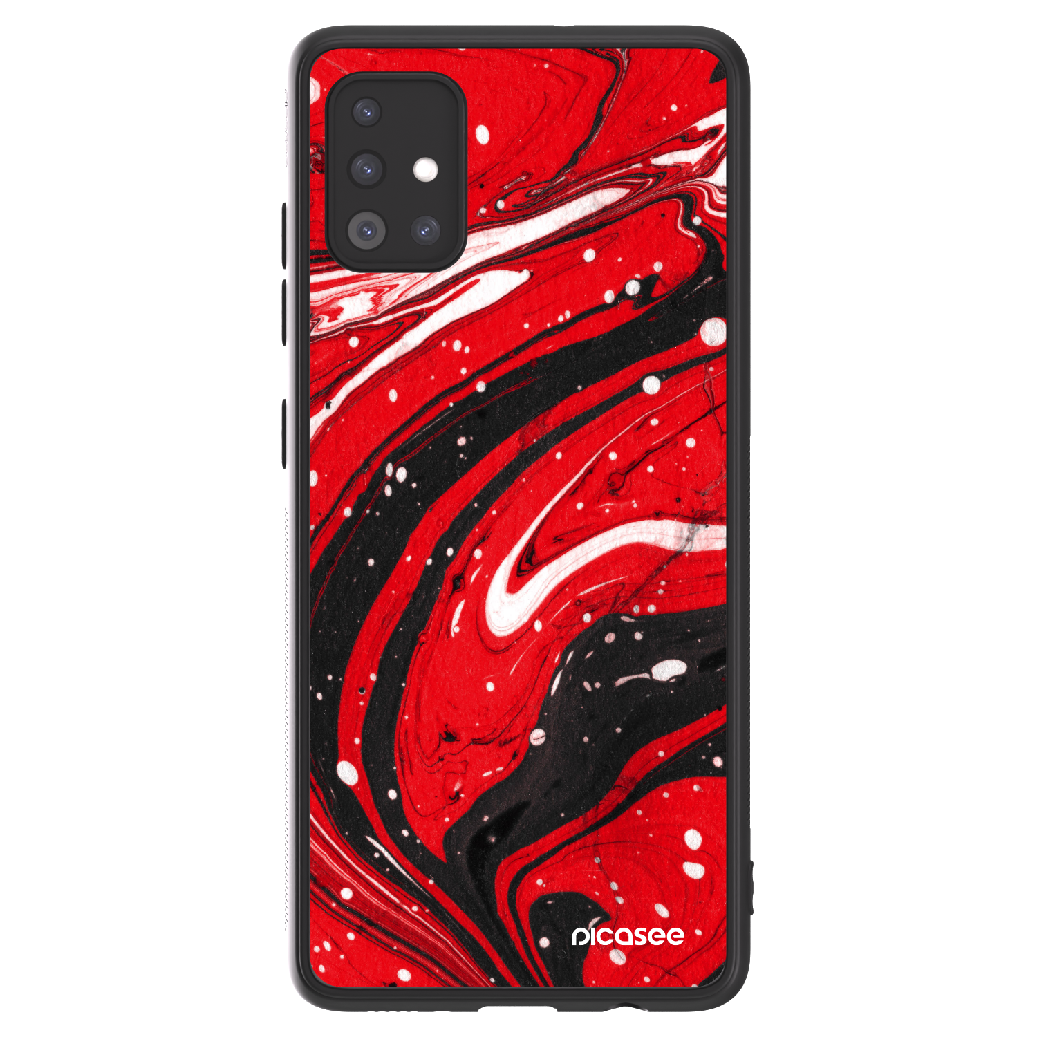 Picasee ULTIMATE CASE pro Samsung Galaxy A51 A515F - Red black
