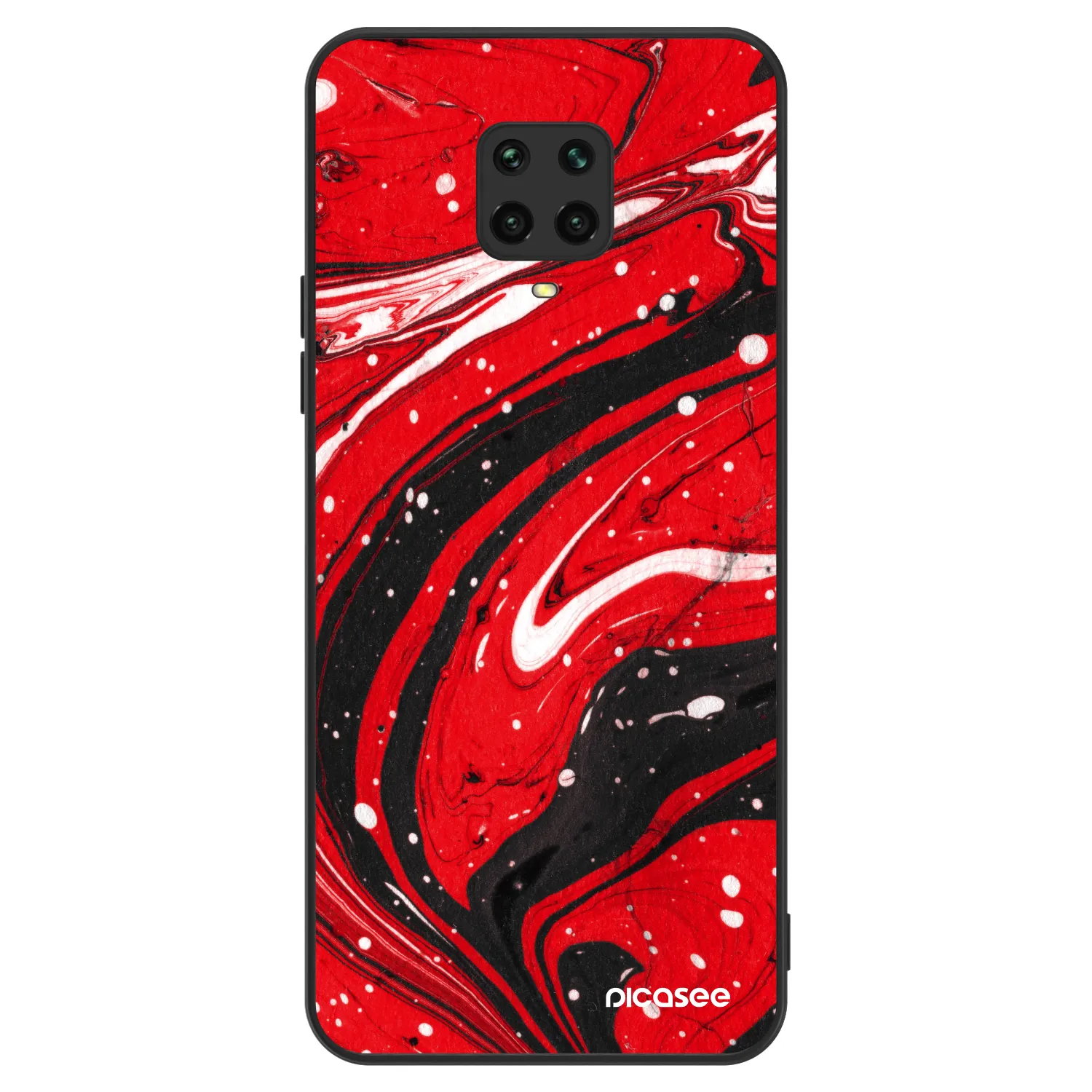 Picasee ULTIMATE CASE pro Xiaomi Redmi Note 9 Pro - Red black