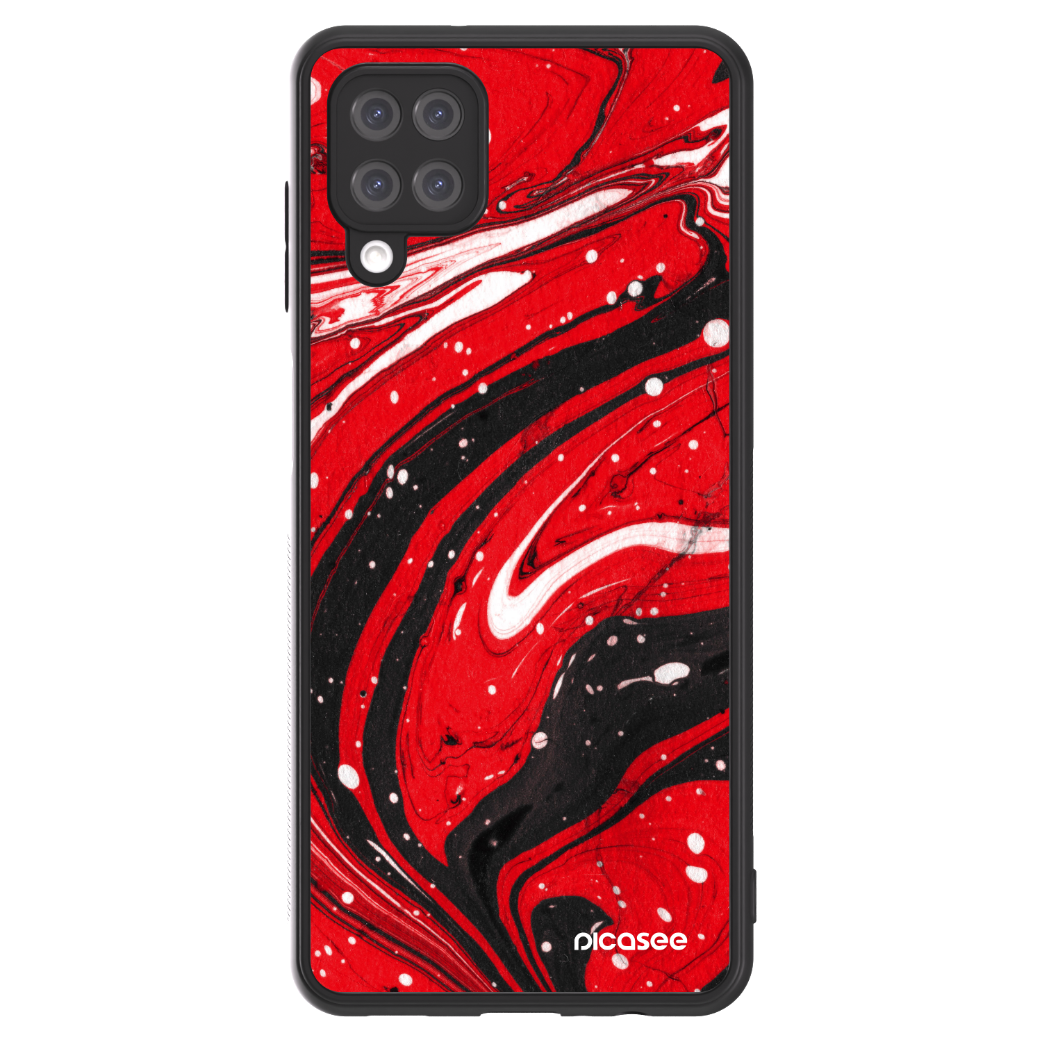 Picasee ULTIMATE CASE pro Samsung Galaxy A12 A125F - Red black