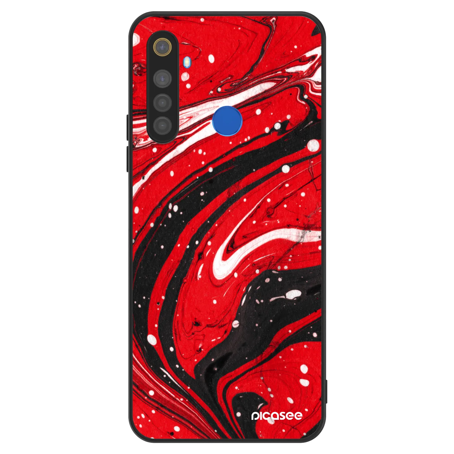Picasee ULTIMATE CASE pro Realme 5 - Red black