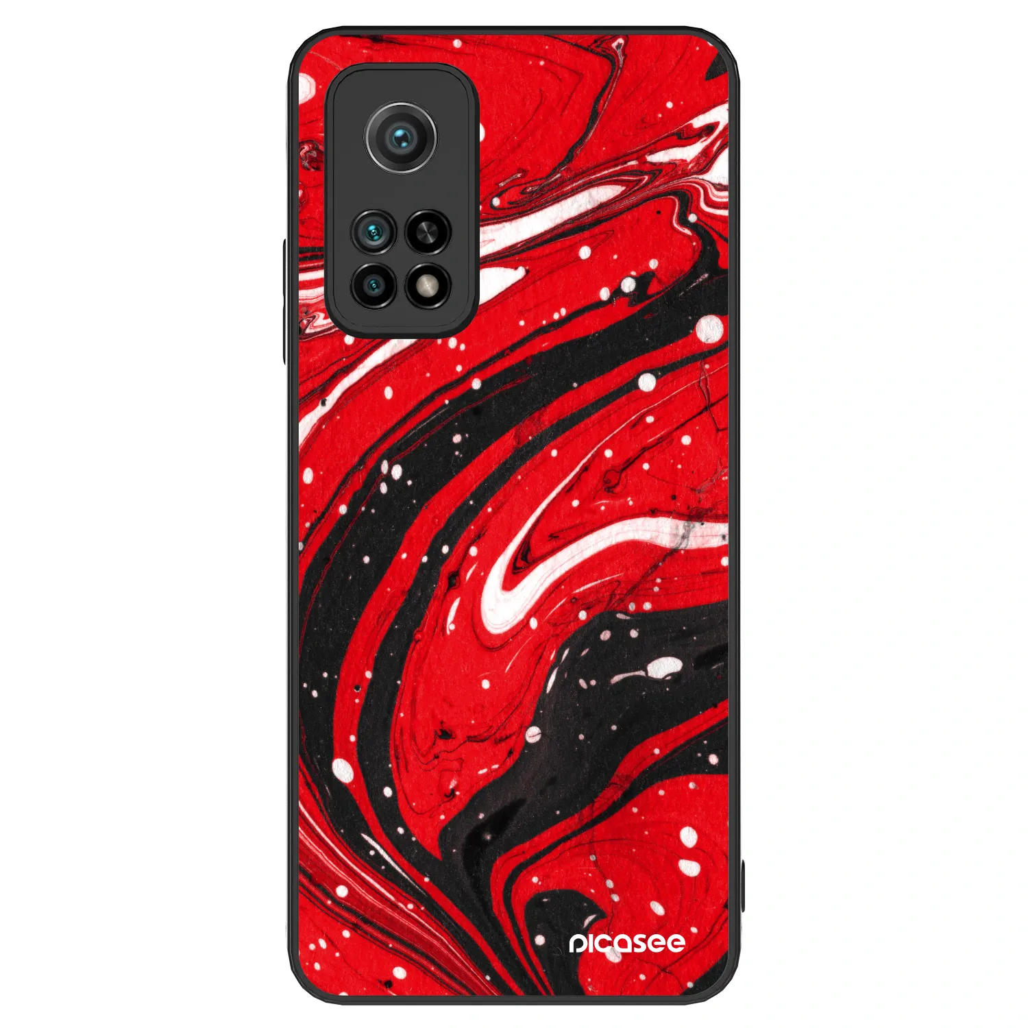 Picasee ULTIMATE CASE pro Xiaomi Mi 10T - Red black