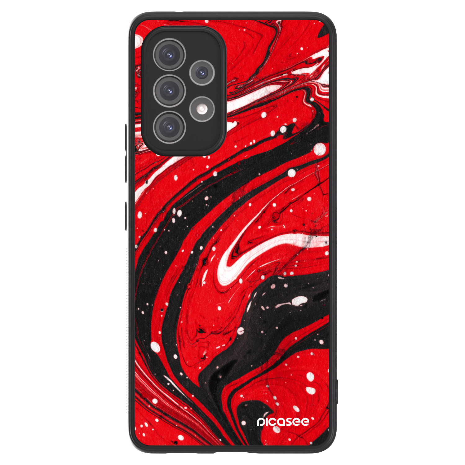 Picasee ULTIMATE CASE pro Samsung Galaxy A52s 5G A528B - Red black