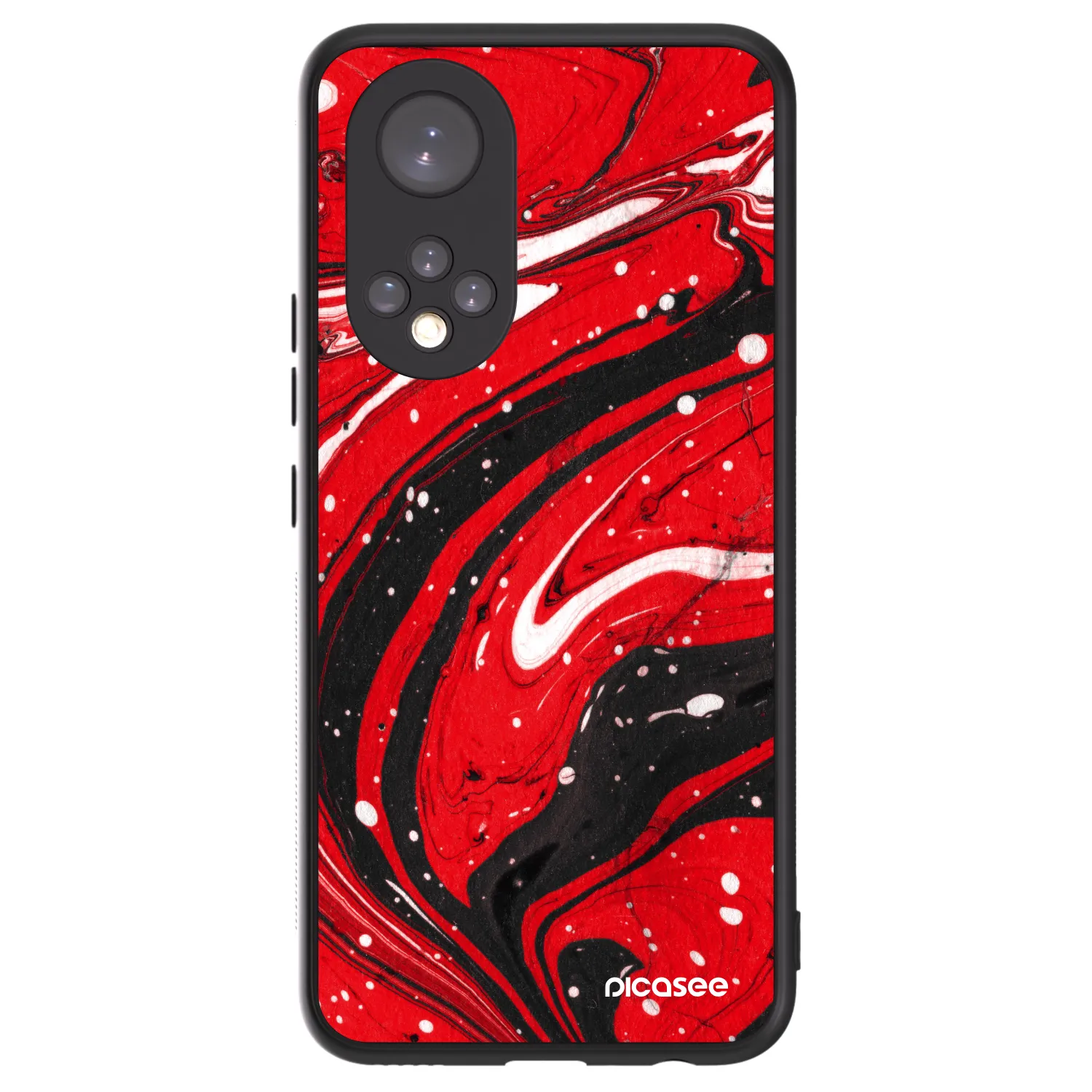 Picasee ULTIMATE CASE pro Honor 50 5G - Red black