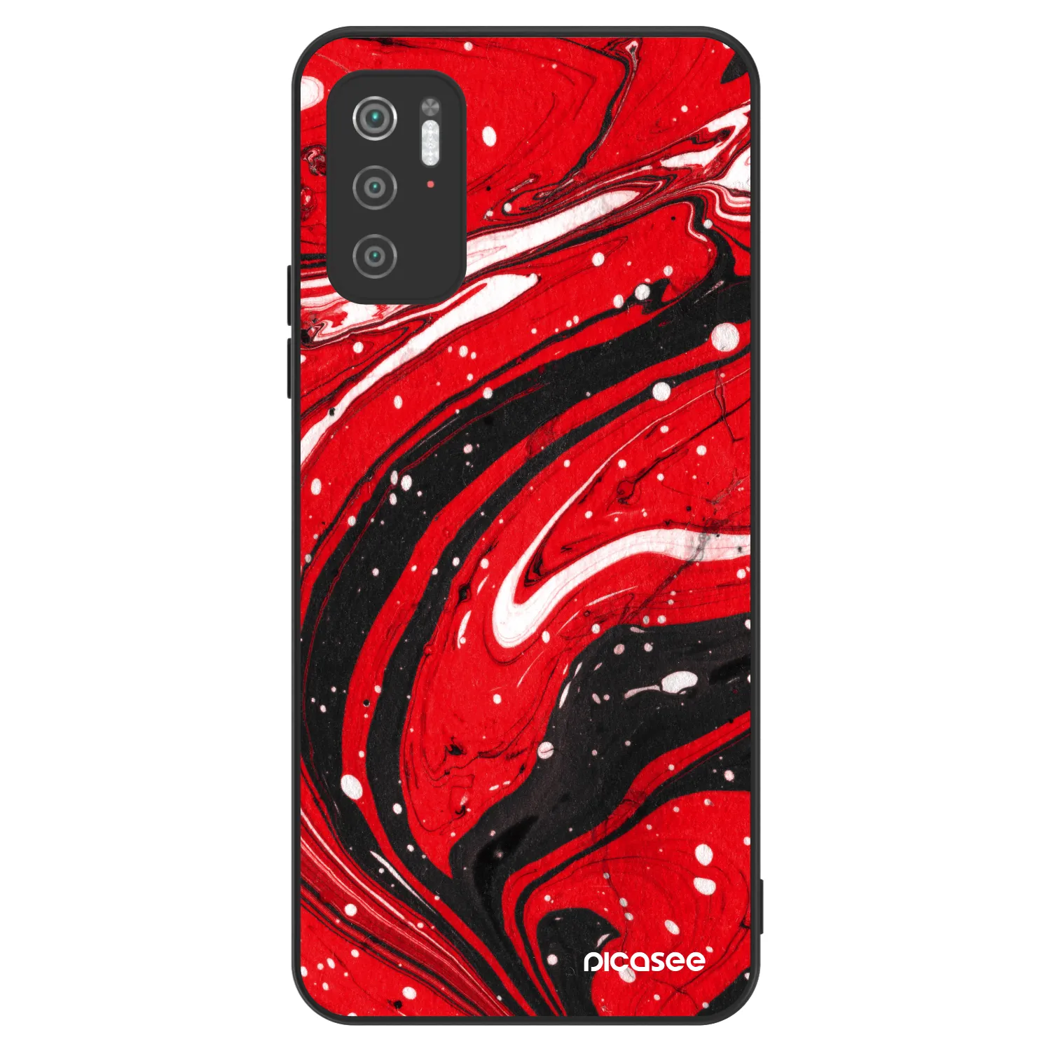 Picasee ULTIMATE CASE pro Xiaomi Poco M3 Pro 5G - Red black