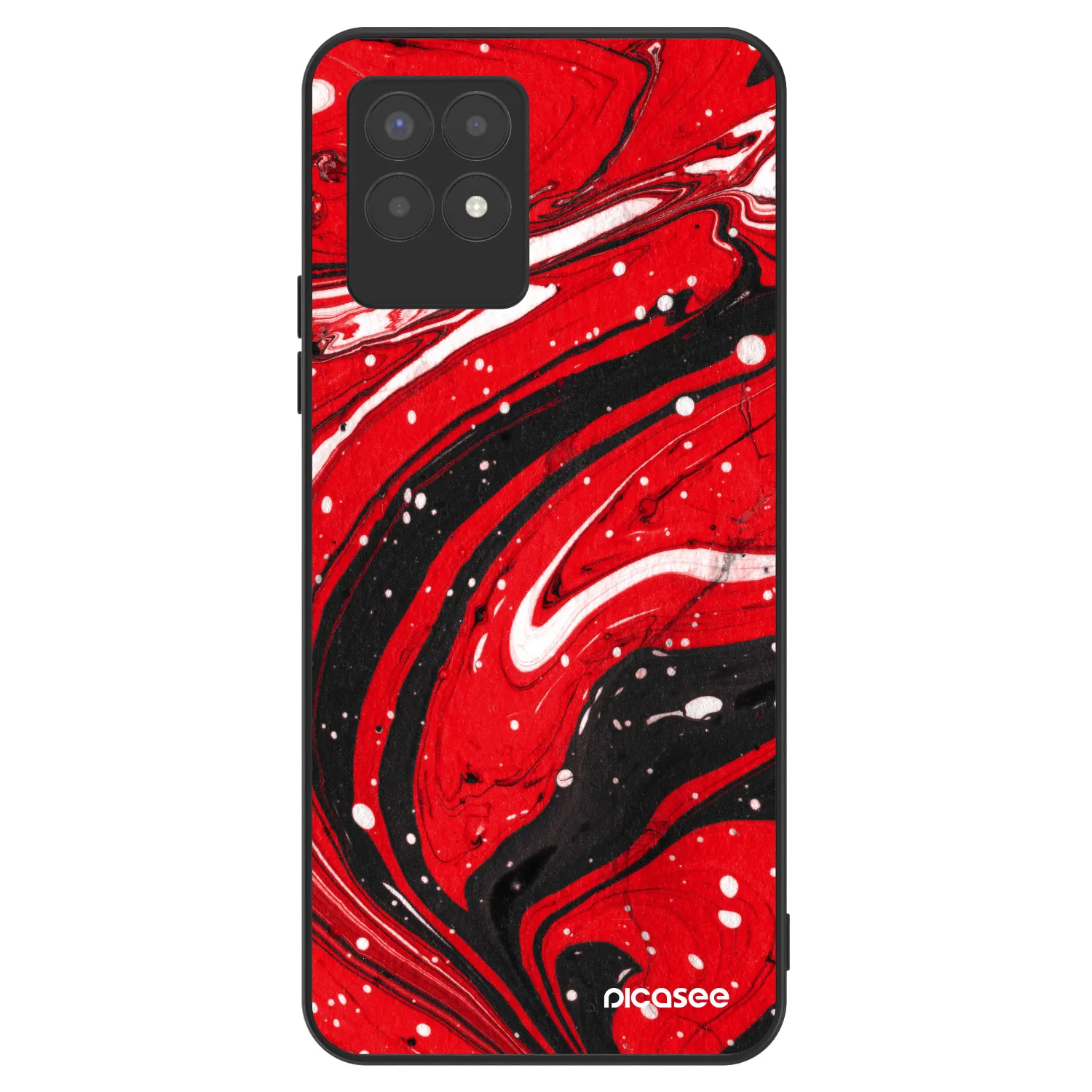 Picasee ULTIMATE CASE pro Realme 8i - Red black