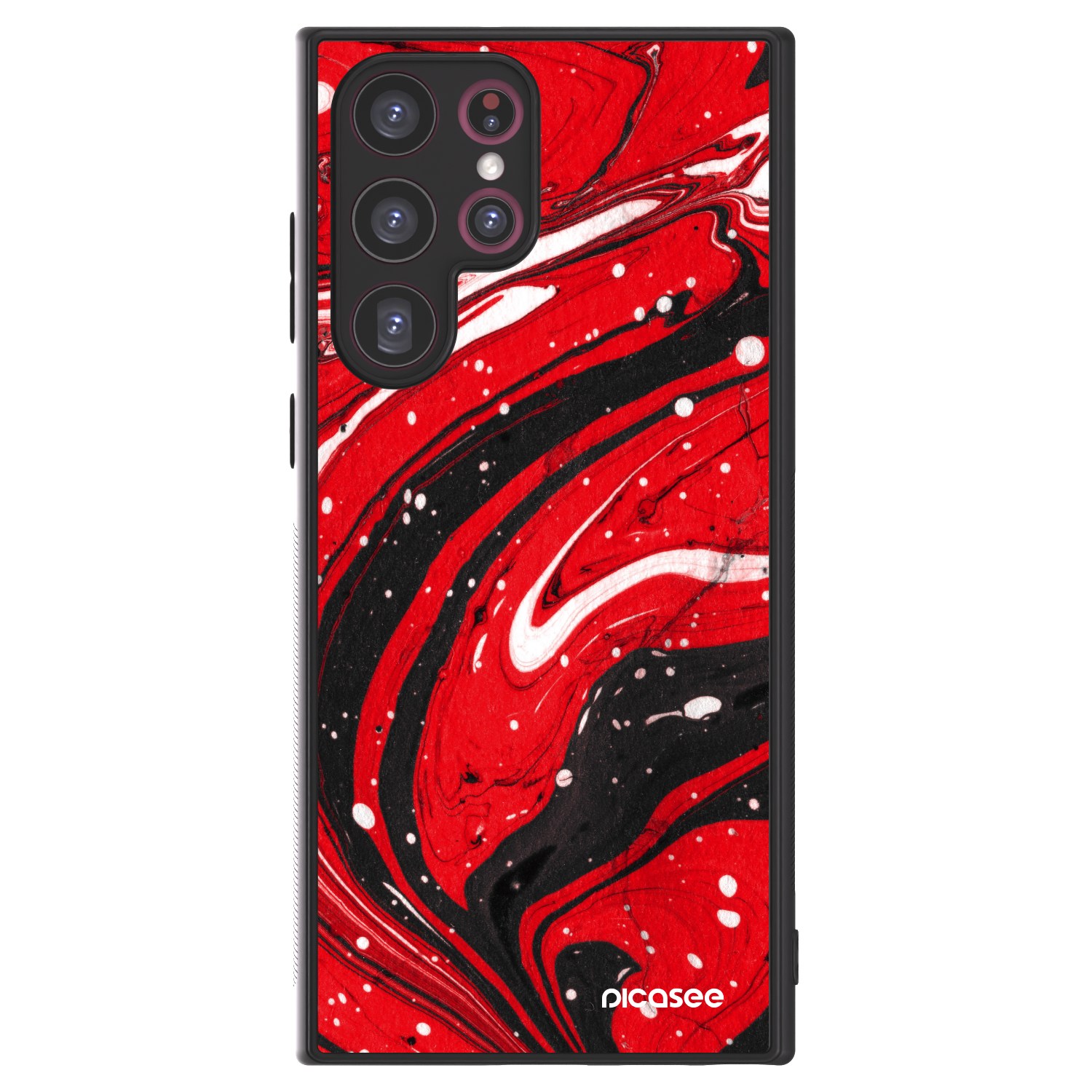Picasee ULTIMATE CASE pro Samsung Galaxy S22 Ultra 5G - Red black