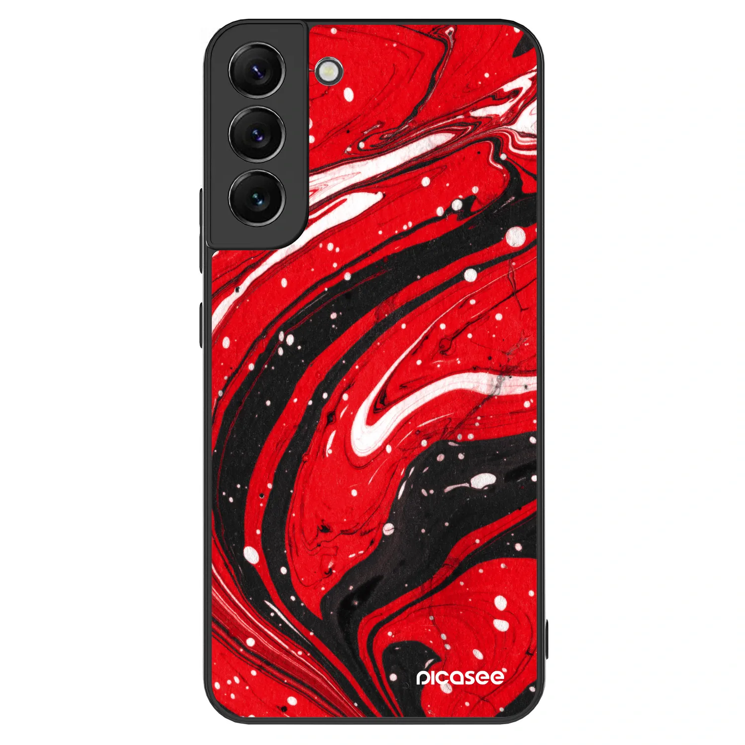Picasee ULTIMATE CASE pro Samsung Galaxy S22+ 5G - Red black