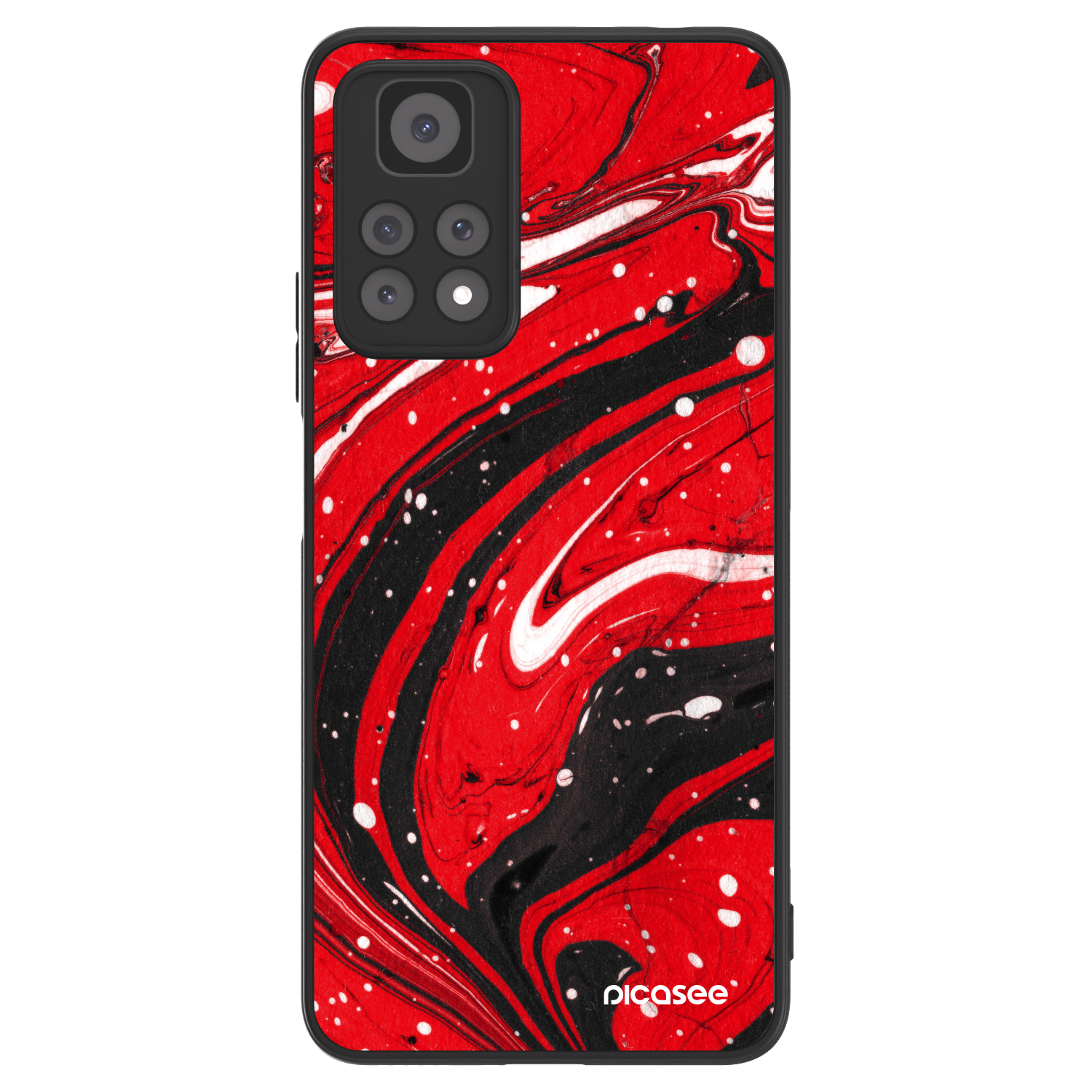 Picasee ULTIMATE CASE pro Xiaomi Redmi Note 11 Pro 5G - Red black