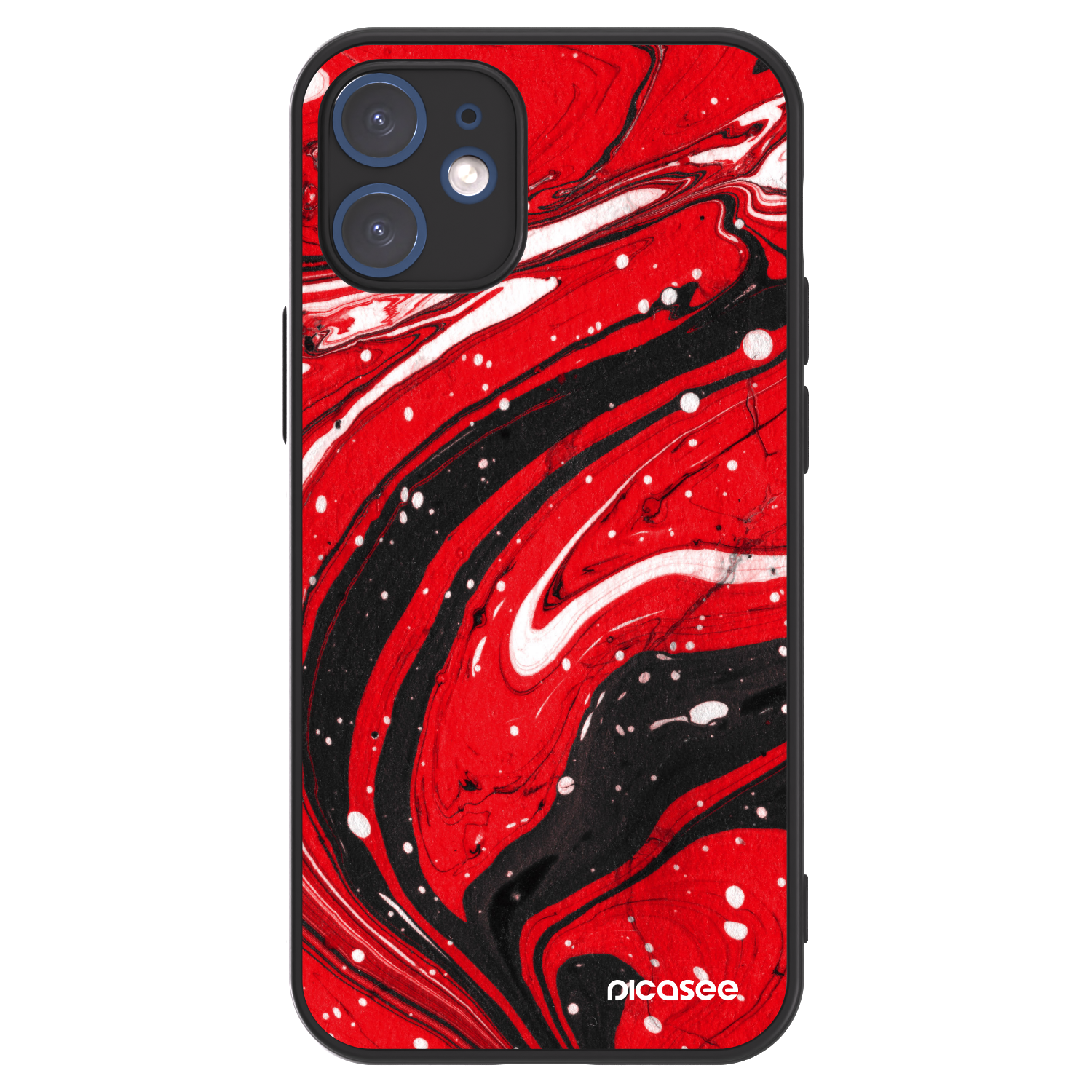 Picasee ULTIMATE CASE MagSafe pro Apple iPhone 12 mini - Red black
