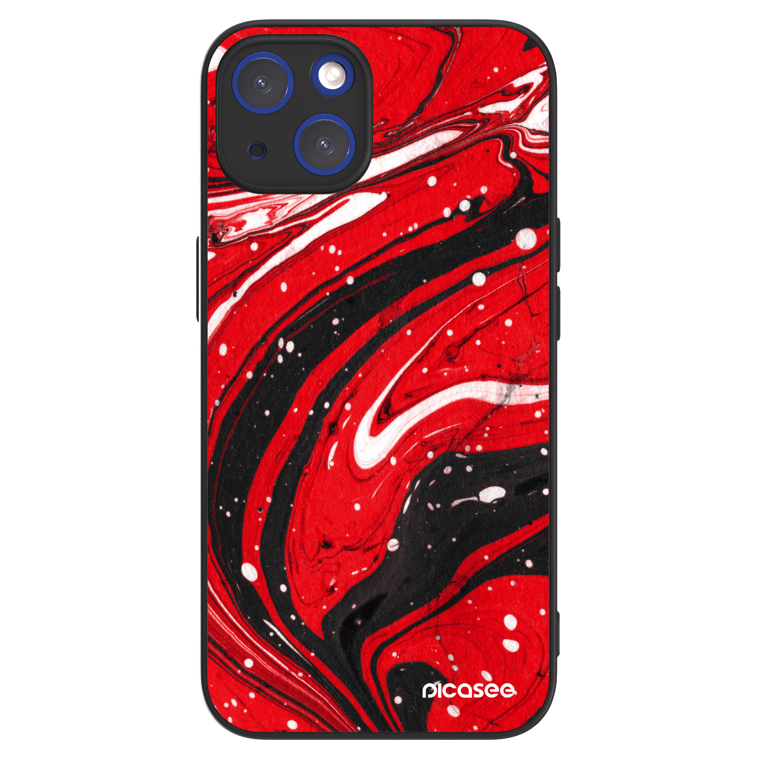 Picasee ULTIMATE CASE MagSafe pro Apple iPhone 14 - Red black